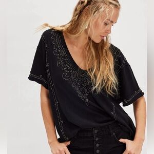 NWT Free People Billie Joe Tee, Size M